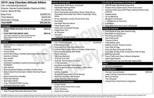 2019 Jeep Cherokee Latitude Plus