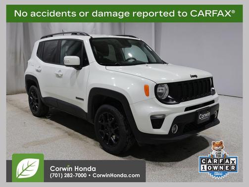 Alpine White Clearcoat 2020 Jeep Renegade Latitude