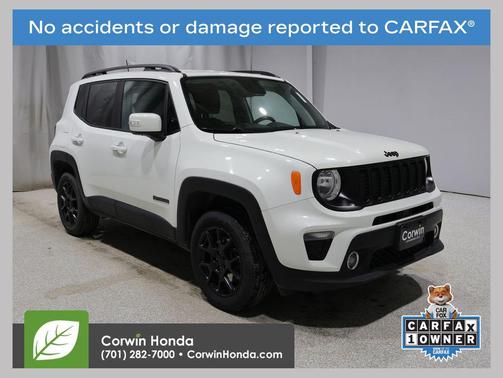 Alpine White Clearcoat 2020 Jeep Renegade Latitude