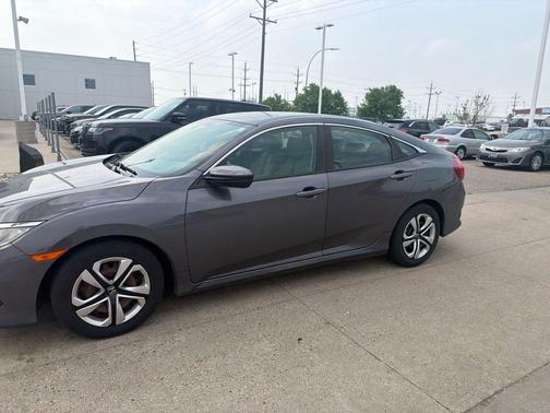 Modern Steel Metallic 2016 Honda Civic LX