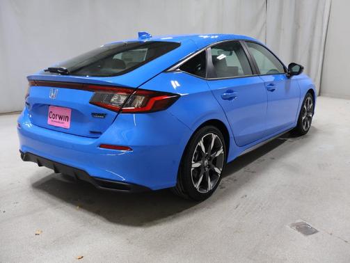 Boost Blue Pearl 2026 Honda Civic Hybrid Sport Touring