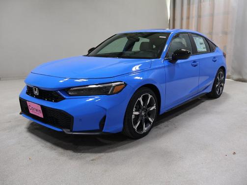 Boost Blue Pearl 2026 Honda Civic Hybrid Sport Touring