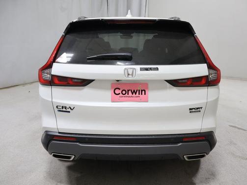 Platinum White Pearl 2026 Honda CR-V Hybrid Sport Touring AWD