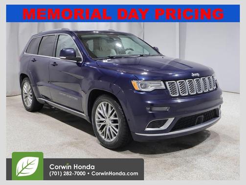 True Blue Pearl 2018 Jeep Grand Cherokee Summit