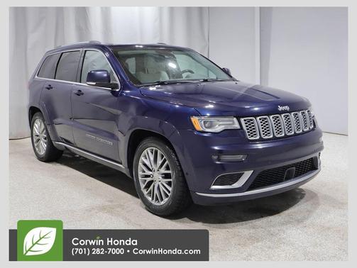 True Blue Pearl 2018 Jeep Grand Cherokee Summit