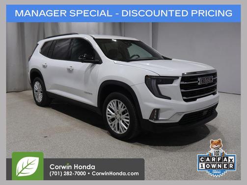 Summit White 2024 GMC Acadia AWD Elevation