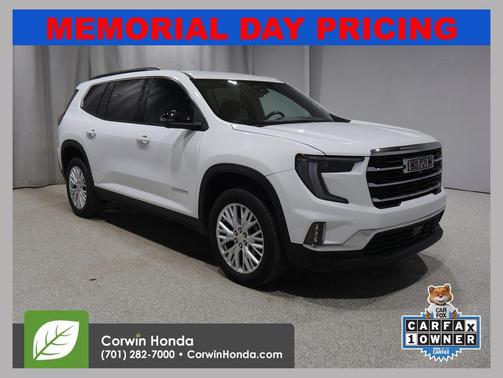 Summit White 2024 GMC Acadia AWD Elevation