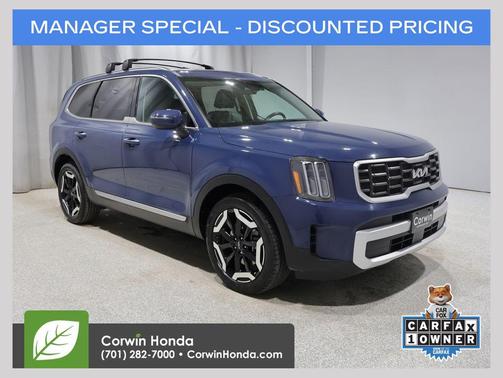 Midnight Lake Blue 2025 Kia Telluride S