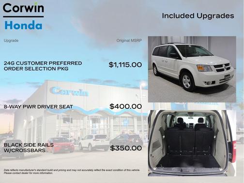 Stone White Clearcoat 2010 Dodge Grand Caravan SE