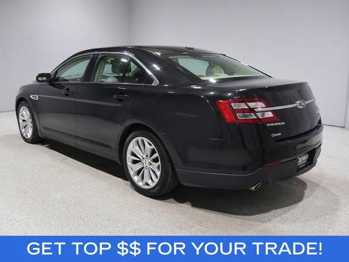 White Platinum Metallic Tri-Coat 2015 Ford Taurus Limited