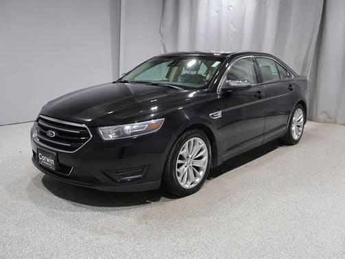 White Platinum Metallic Tri-Coat 2015 Ford Taurus Limited