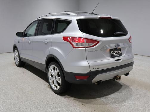 White Platinum Metallic Tri-Coat 2015 Ford Escape Titanium