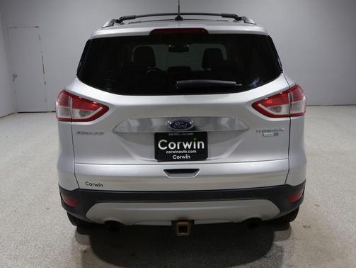 White Platinum Metallic Tri-Coat 2015 Ford Escape Titanium