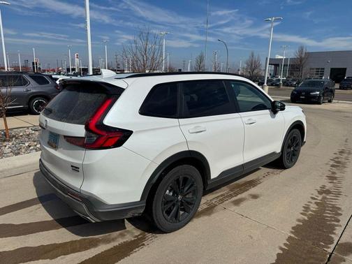 Platinum White Pearl 2026 Honda CR-V Hybrid Sport Touring AWD