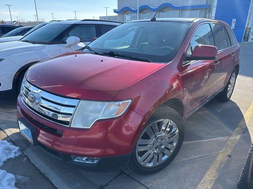 Red 2010 Ford Edge Limited