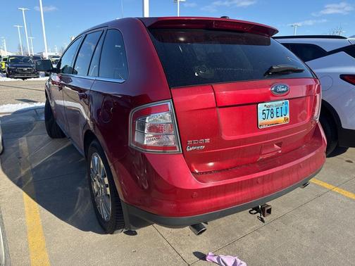 Red 2010 Ford Edge Limited