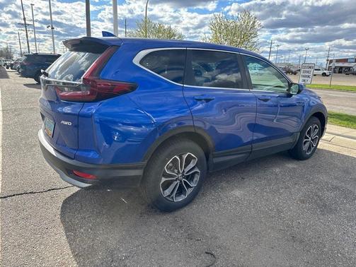 Aegean Blue Metallic 2020 Honda CR-V AWD EX