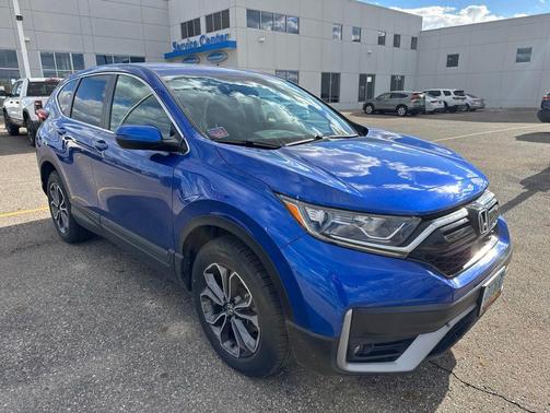 Aegean Blue Metallic 2020 Honda CR-V AWD EX