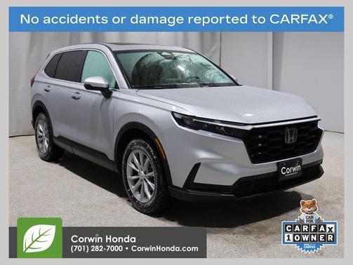 Solar Silver 2025 Honda CR-V EX-L AWD