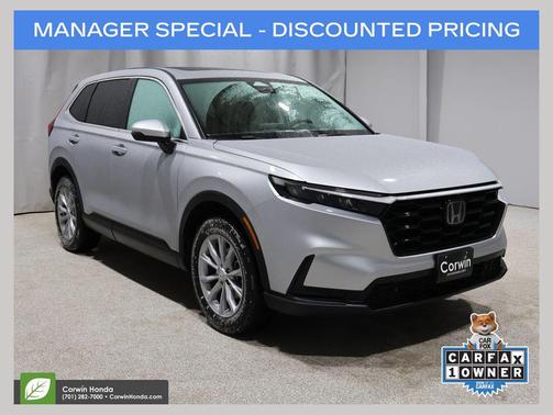 Solar Silver 2025 Honda CR-V EX-L AWD