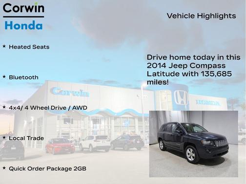 Maximum Steel Metallic Clearcoat 2014 Jeep Compass Latitude