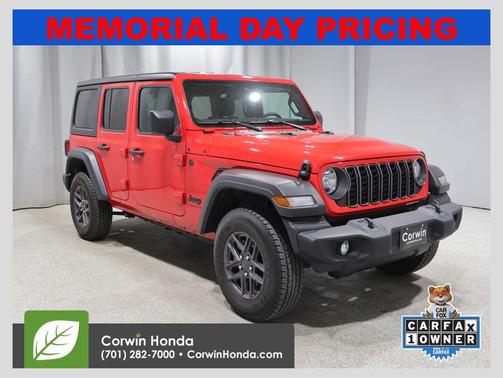 Firecracker Red Clearcoat 2025 Jeep Wrangler Sport S