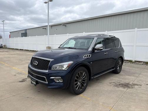 Hermosa Blue 2017 INFINITI QX80 Limited