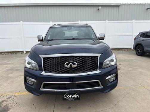 Hermosa Blue 2017 INFINITI QX80 Limited