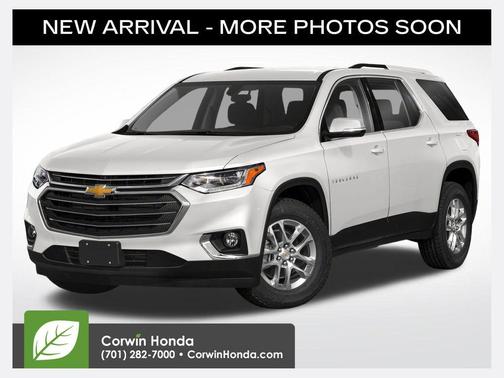 Summit White 2021 Chevrolet Traverse LT Leather
