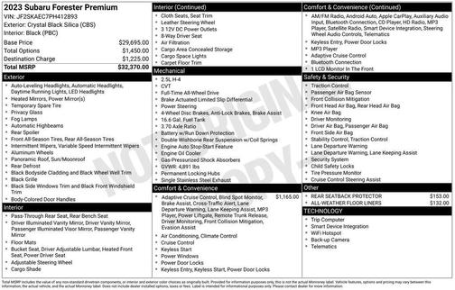 2023 Subaru Forester Premium