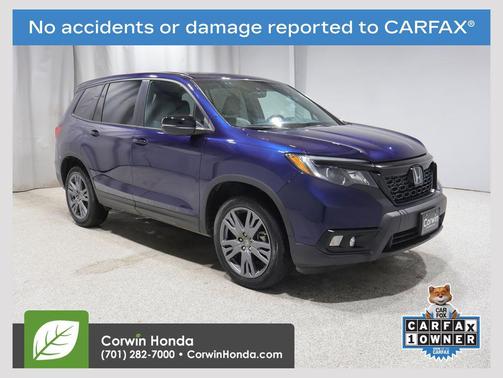 Obsidian Blue Pearl 2020 Honda Passport AWD EX-L