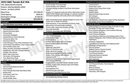 2023 GMC Terrain SLE