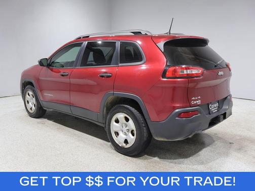 Deep Cherry Red Crystal Pearlcoat 2017 Jeep Cherokee Sport
