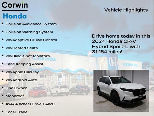 2024 Honda CR-V Hybrid Sport AWD