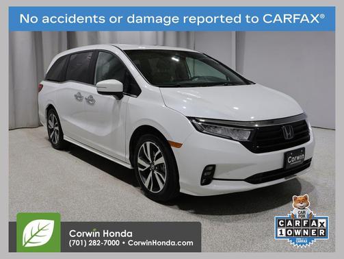 Platinum White Pearl 2024 Honda Odyssey Touring