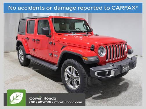 Firecracker Red Clearcoat 2018 Jeep Wrangler Unlimited Sahara