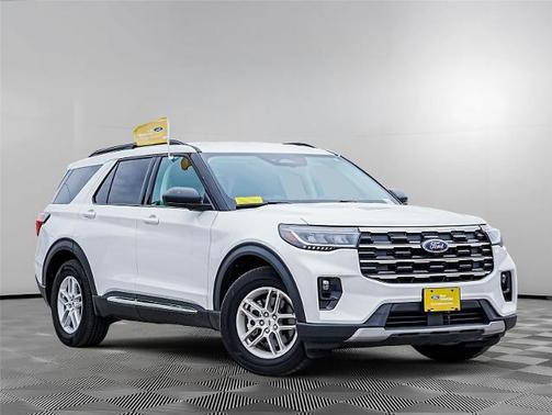 STAR WHITE MET TRI-COAT 2025 Ford Explorer ACTIVE