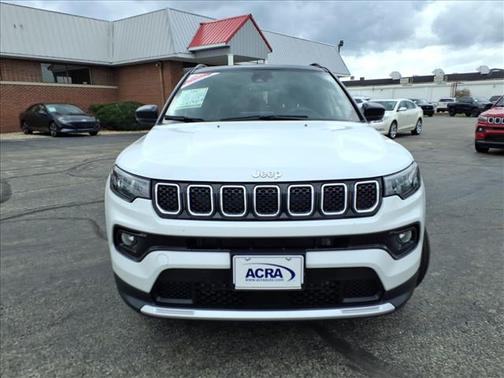 Bright White Clearcoat 2023 Jeep Compass Limited