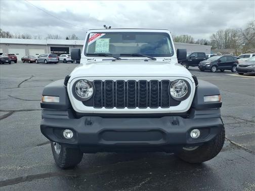 Bright White Clearcoat 2024 Jeep Wrangler Sport S
