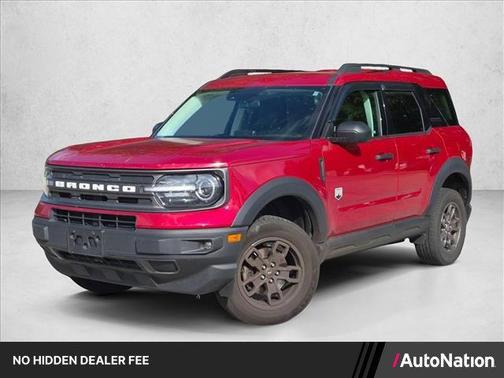 Rapid Red Metallic Tinted Clearcoat 2021 Ford Bronco Sport Big Bend