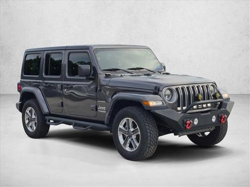 Granite Crystal Metallic Clearcoat 2018 Jeep Wrangler Unlimited Sahara