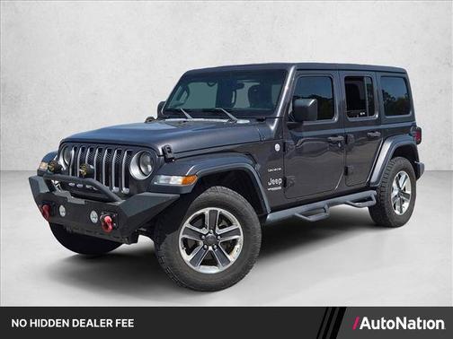 Granite Crystal Metallic Clearcoat 2018 Jeep Wrangler Unlimited Sahara