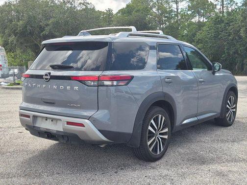 Boulder Gray Pearl 2024 Nissan Pathfinder Platinum