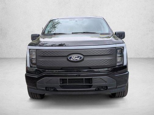 Agate Black Metallic 2025 Ford F-150 Lightning XLT