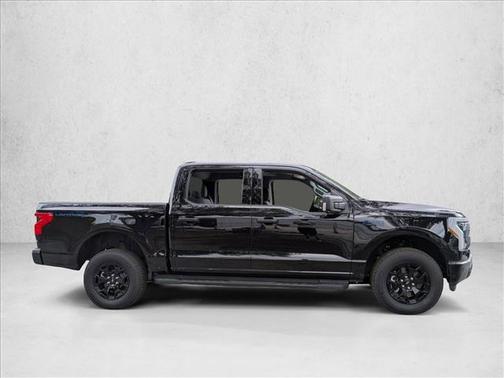 Agate Black Metallic 2025 Ford F-150 Lightning XLT