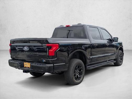 Agate Black Metallic 2025 Ford F-150 Lightning XLT