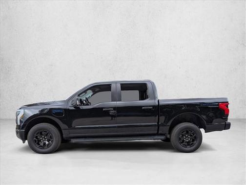 Agate Black Metallic 2025 Ford F-150 Lightning XLT