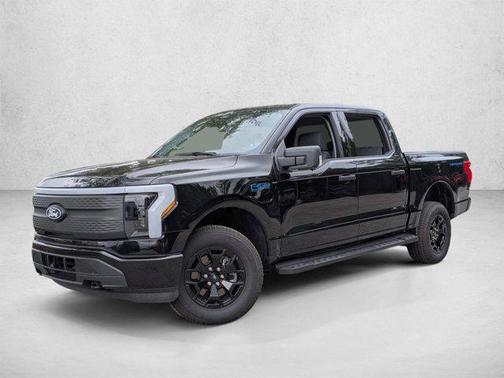 Agate Black Metallic 2025 Ford F-150 Lightning XLT