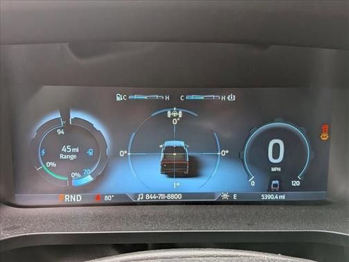 Agate Black Metallic 2025 Ford F-150 Lightning XLT