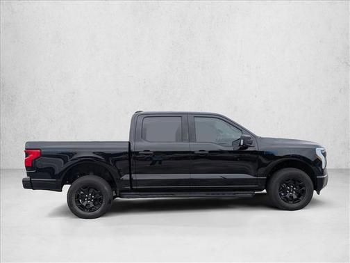 Agate Black Metallic 2025 Ford F-150 Lightning XLT